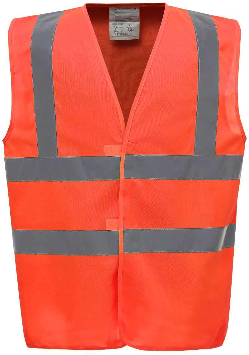 Hi-Vis bezpečnostní vesta - hi vis orange
