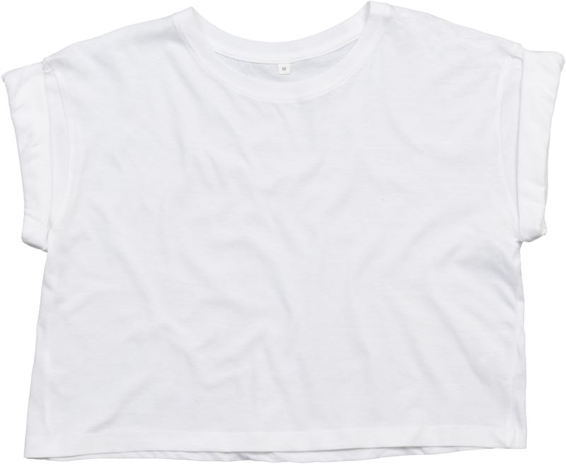 Levně Dámský crop top - white