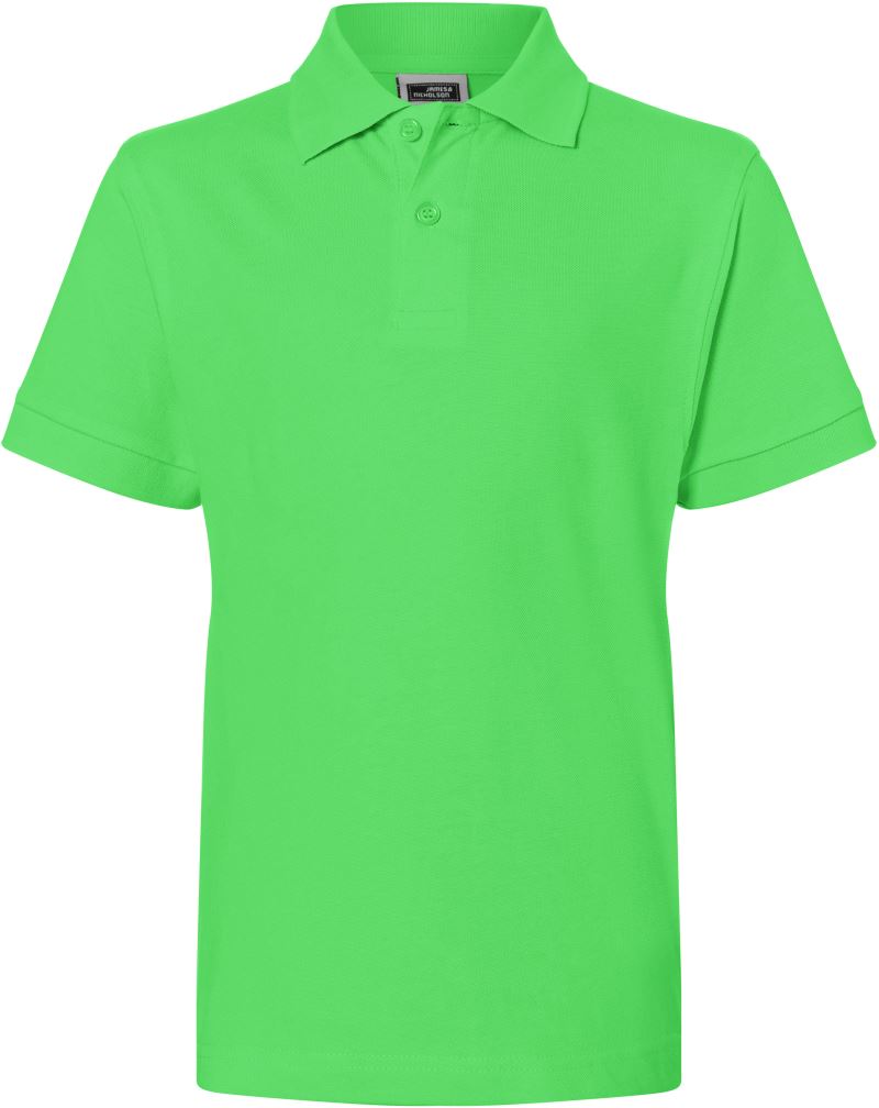 Levně Dětské piqué polo - lime green