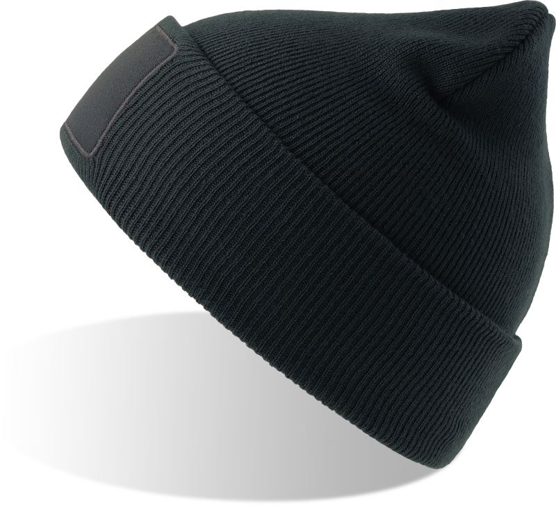 Levně Pletená čepice patch - navy