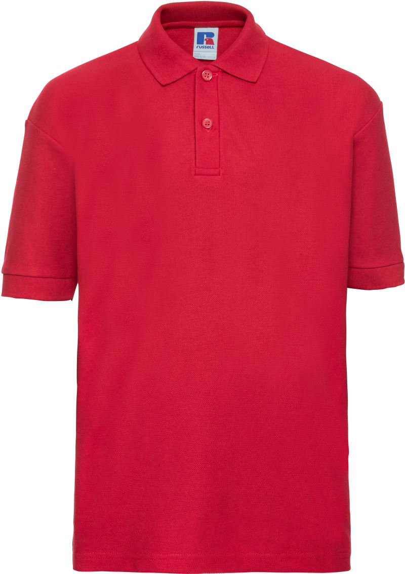 Levně Dětské piqué polo - bright red