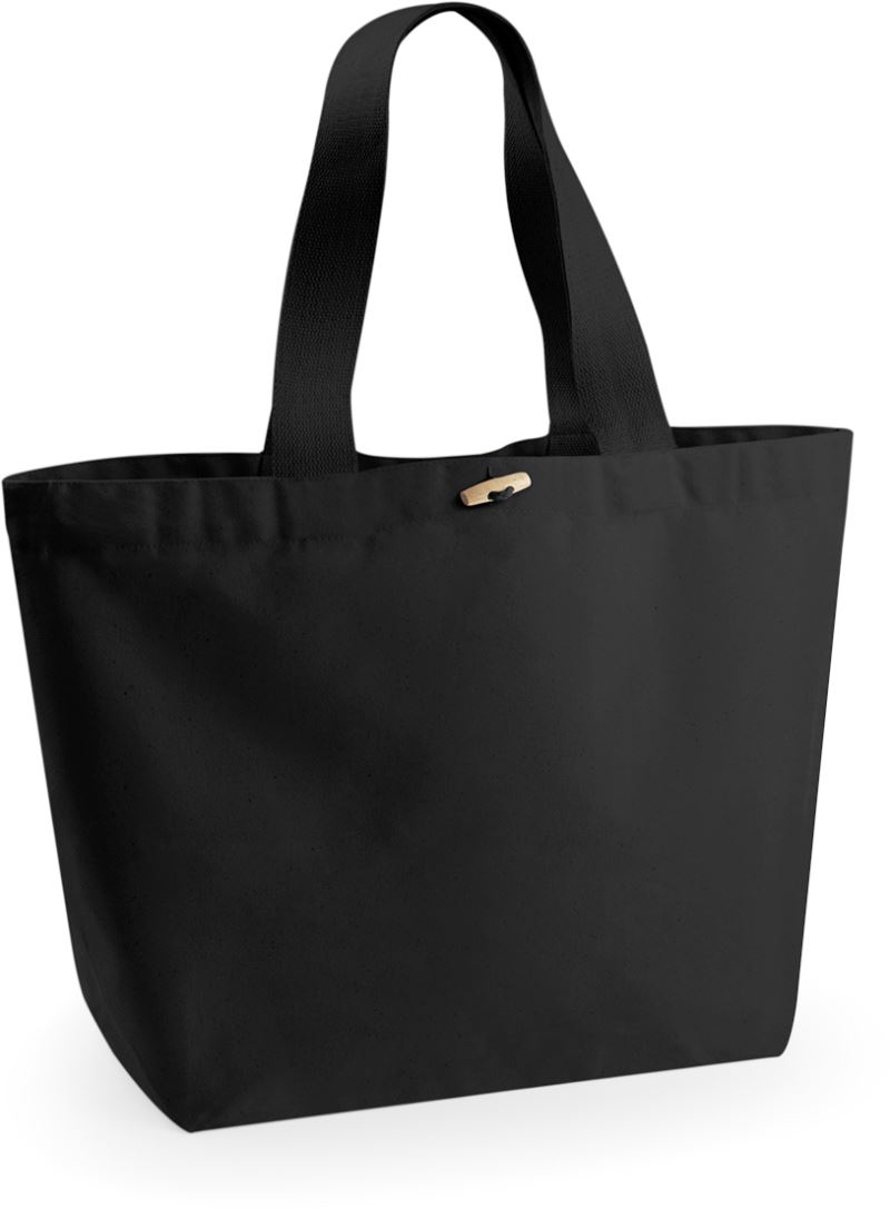 XL taška z bio bavlny EarthAware™ - black