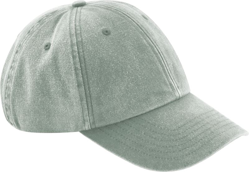 Levně 6 panelová nízkoprofilová kšiltovka "Vintage" - vintage sage green