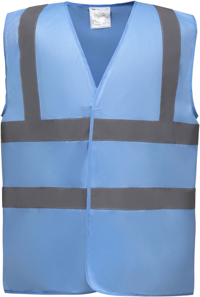 Levně Hi-Vis bezpečnostní vesta - sky blue
