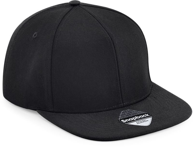 Levně 6 panelová Snapback kšiltovka "Original" - black/black