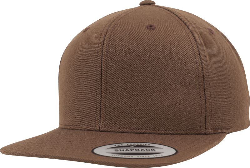 Levně 6 panelová Snapback kšiltovka - tan