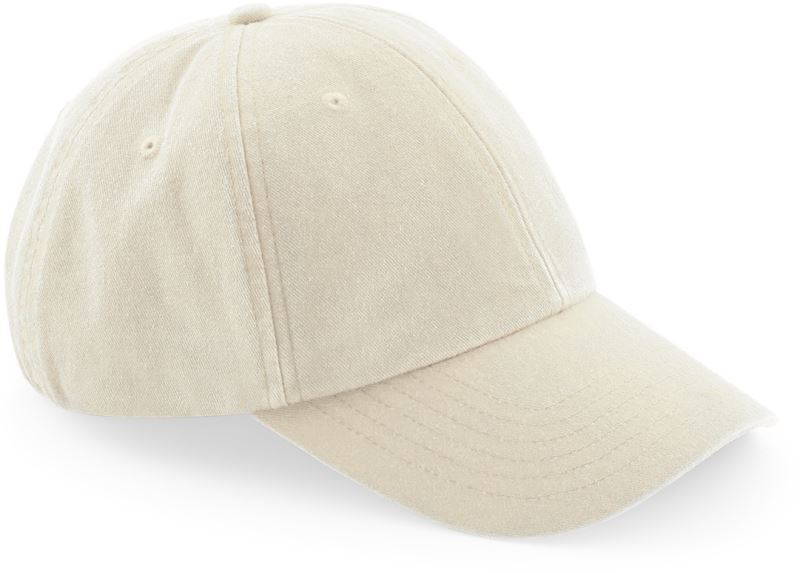 Levně 6 panelová nízkoprofilová kšiltovka "Vintage" - vintage sand