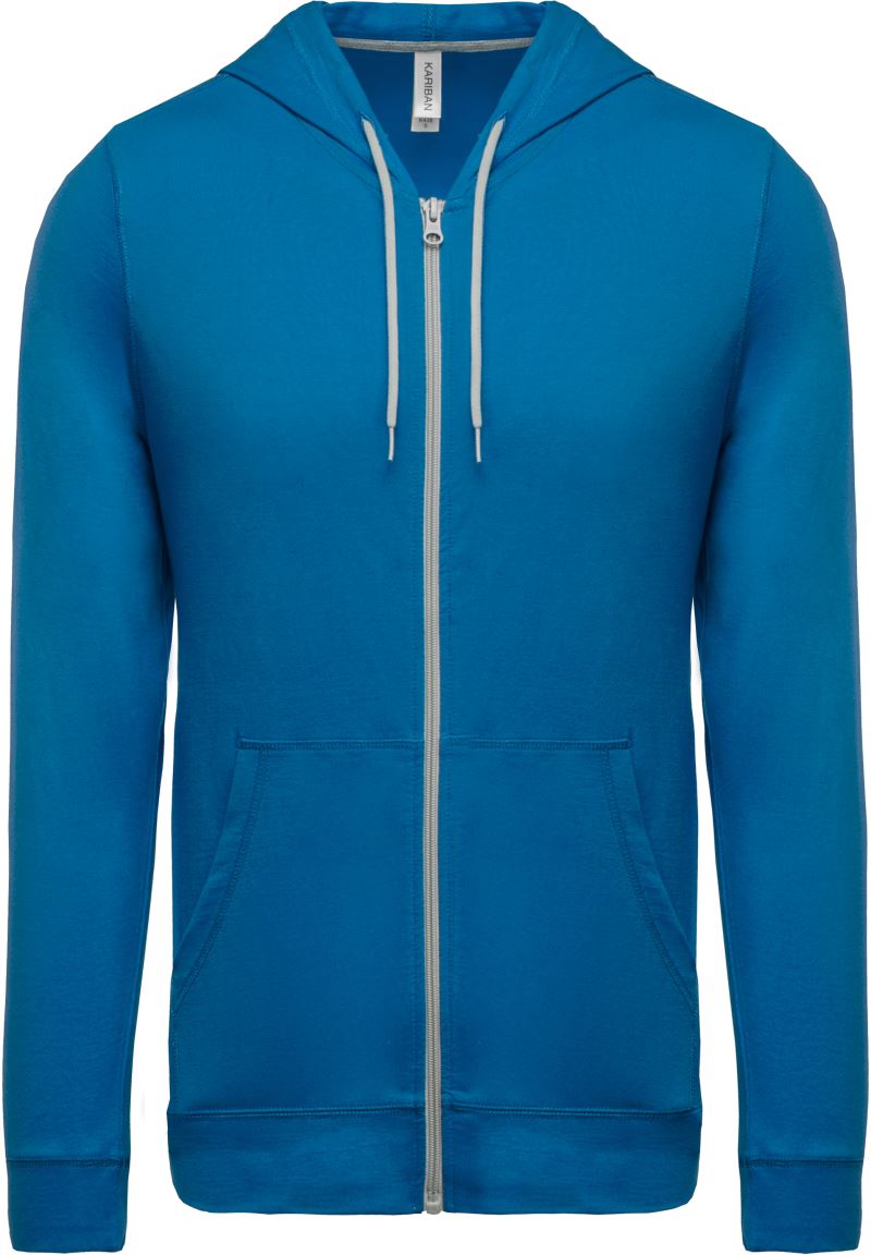 Mikina s kapucí - light royal blue
