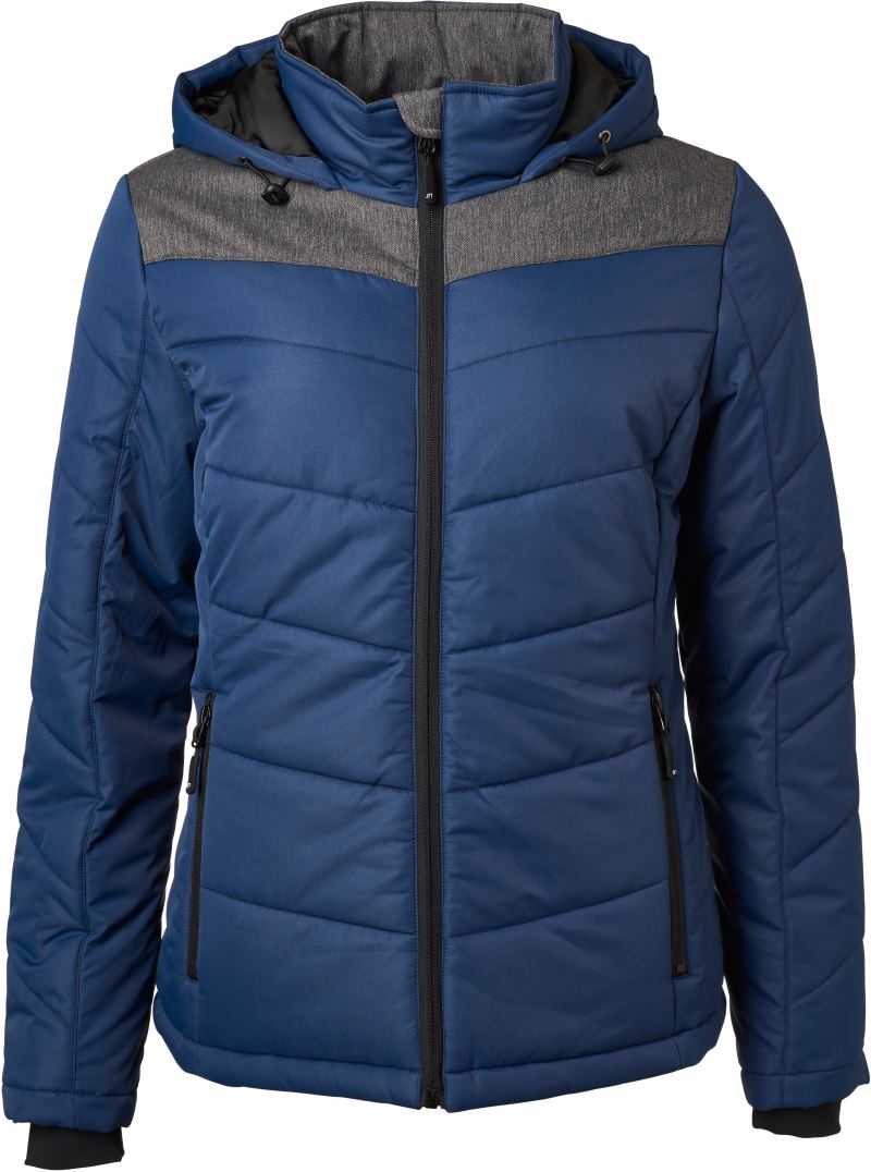 Levně Dámská zimní bunda - navy/anthracite melange