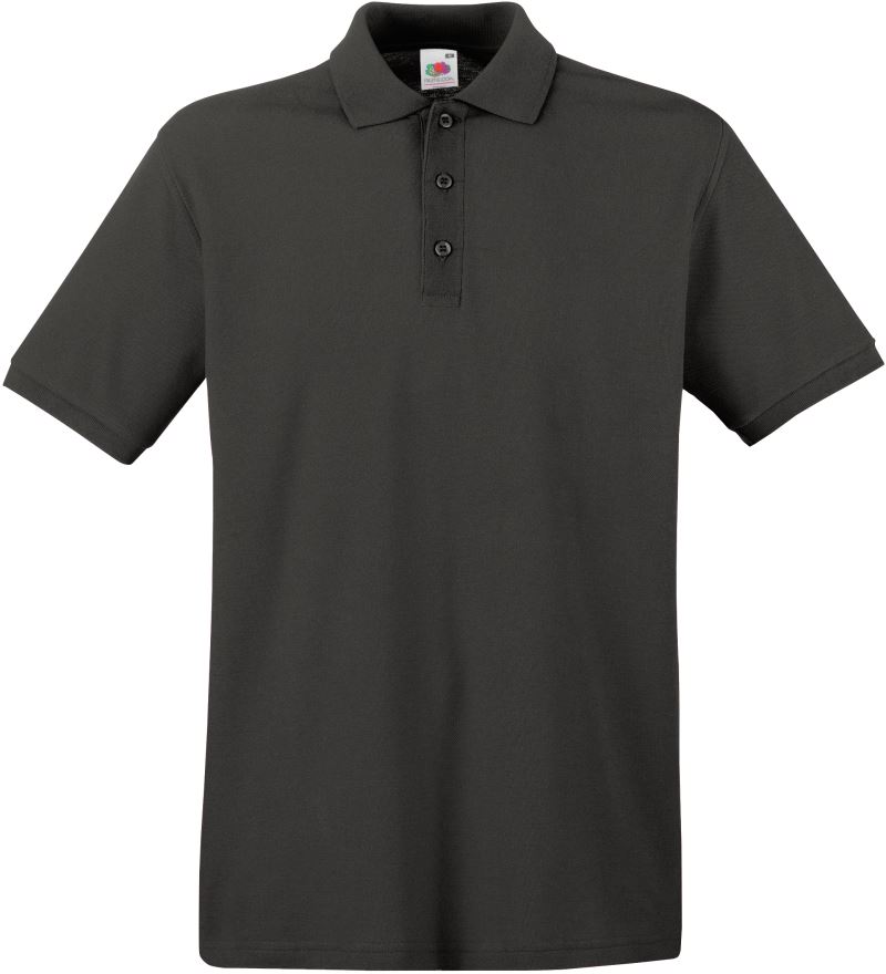 Levně Piqué polo - light graphite