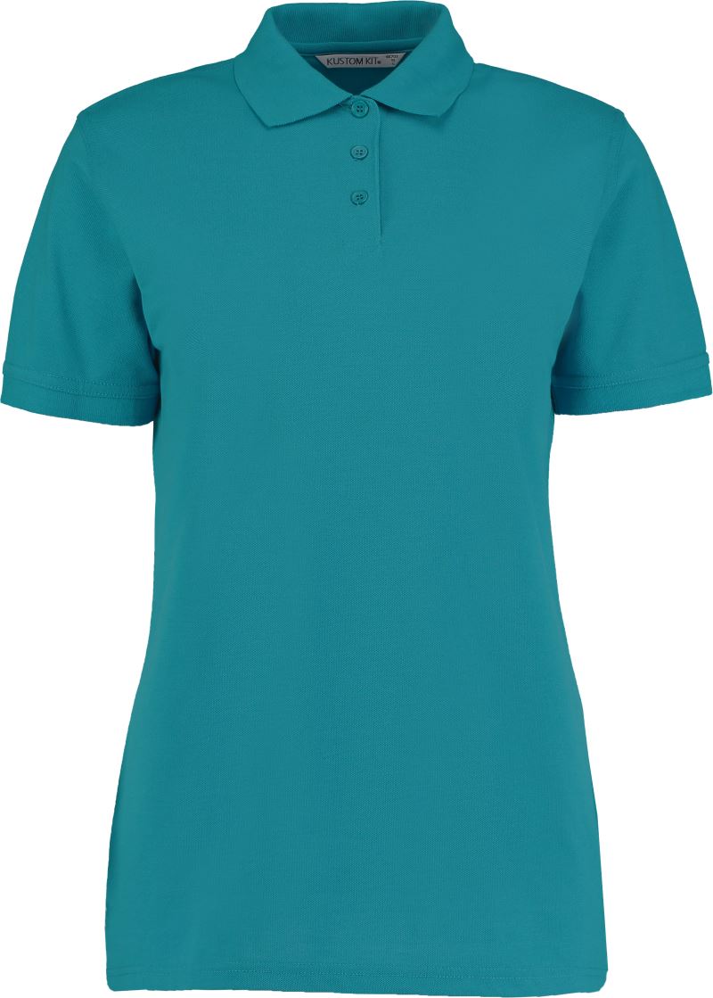 Levně Dámské piqué polo "Superwash" - jade