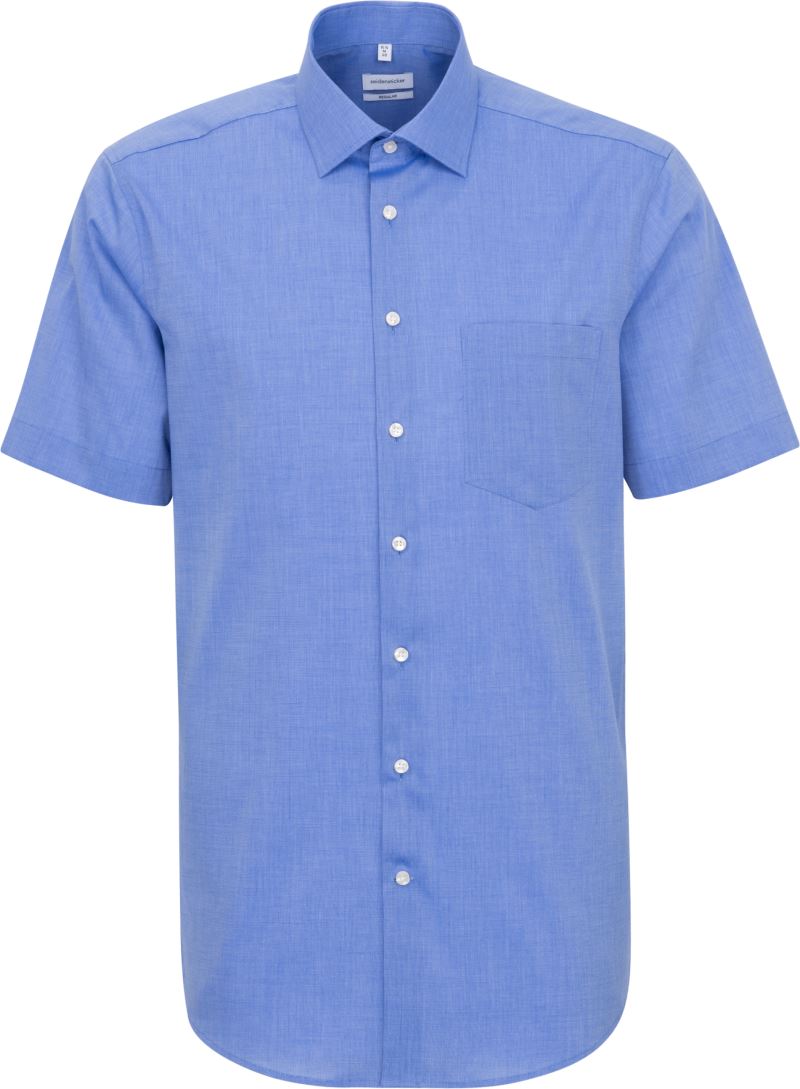 Levně Košile s krátkým rukávem - mid blue