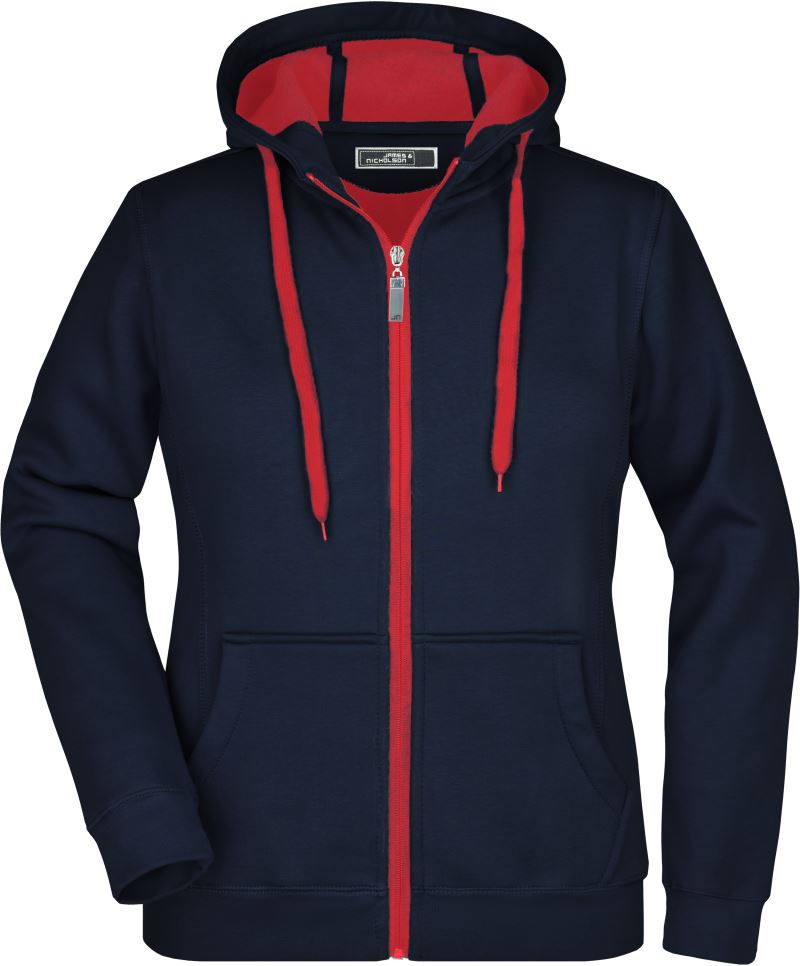 Levně Dámská mikina Doubleface - navy/red