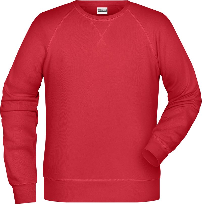 Levně Pánská raglánová mikina - red