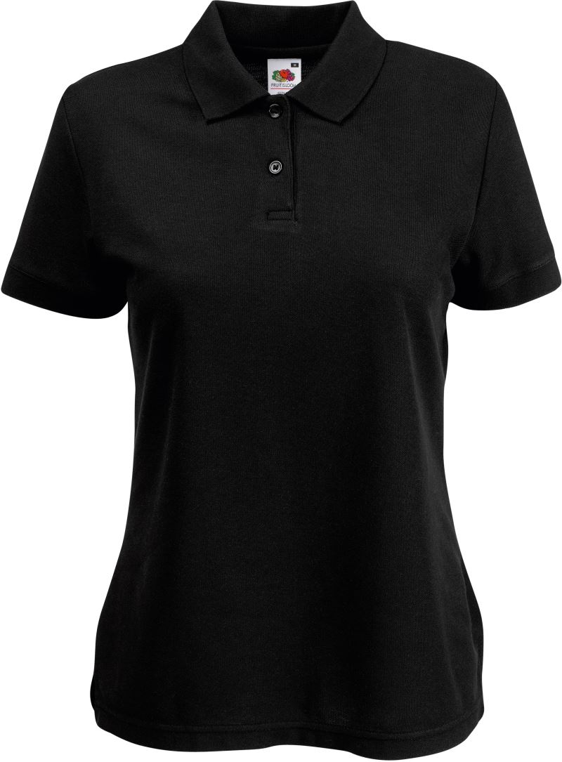 Dámské piqué polo - black
