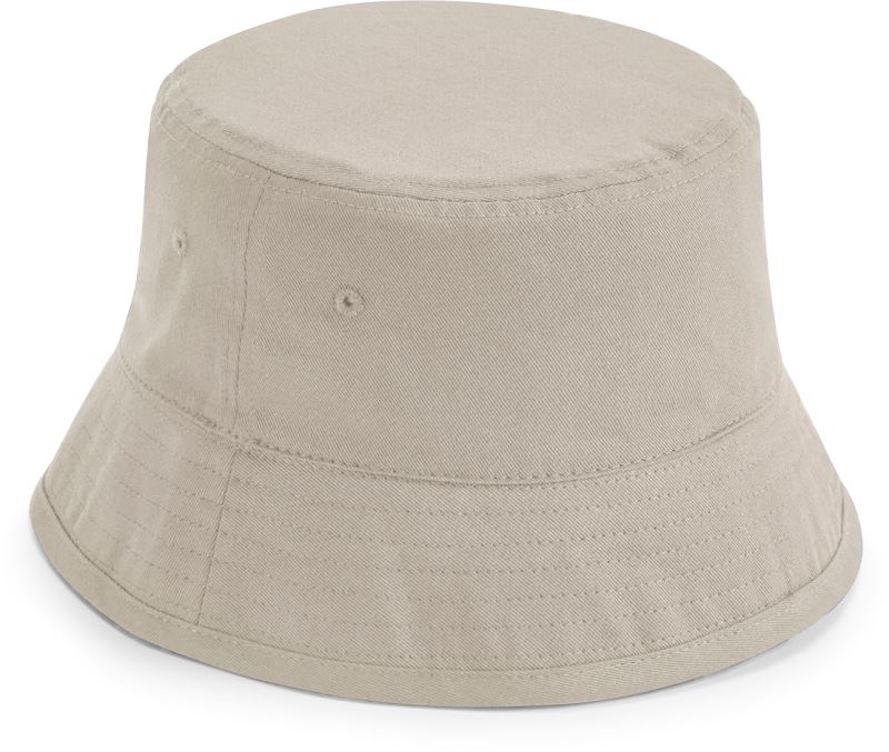 Levně Klobouk "Organic Cotton Bucket Hat" - sand