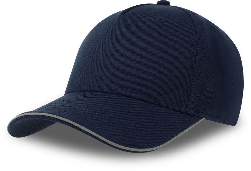 5 panelová baseballová kšiltovka - navy