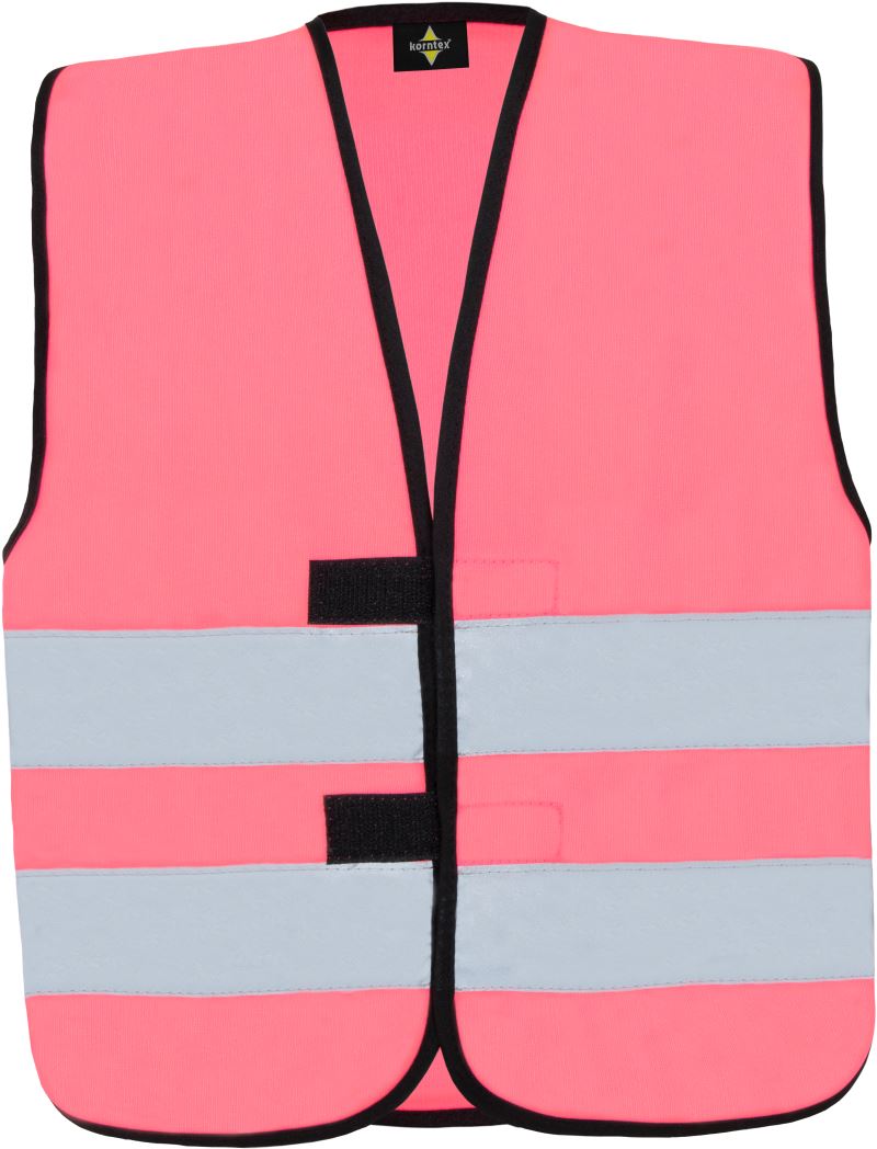 Levně Dětská bezpečnostní vesta - neon pink