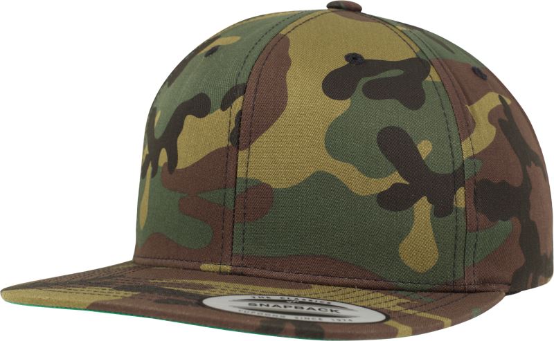 Levně 6 panelová Snapback kšiltovka "Camo" - camo