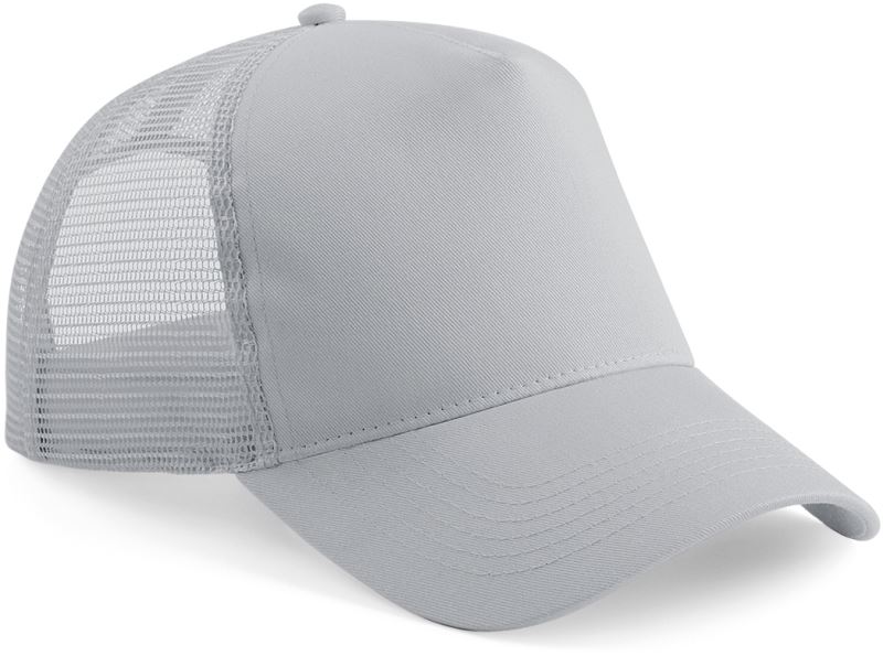 Levně 5 panelová Trucker kšiltovka - light grey/light grey