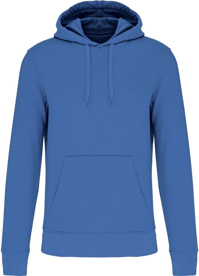 Levně Pánská eco-friendly mikina s kapucí - light royal blue