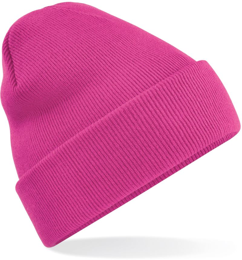 Levně Pletená čepice "Original" - fuchsia