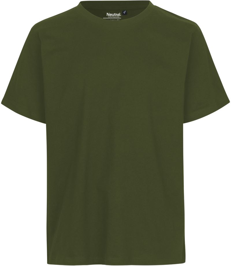 Levně Unisex tričko z bio bavlny - military
