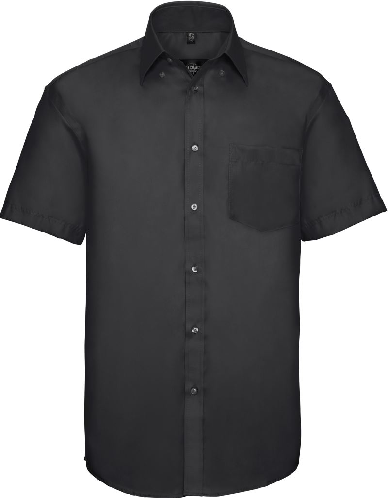 Levně Nežehlivá košile s krátkým rukávem - black