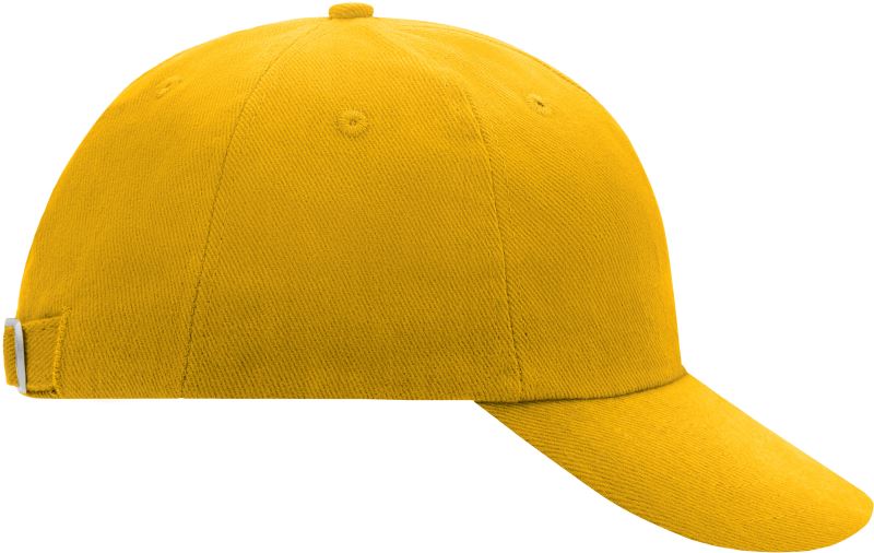 Levně 6 panelová raver kšiltovka - gold yellow