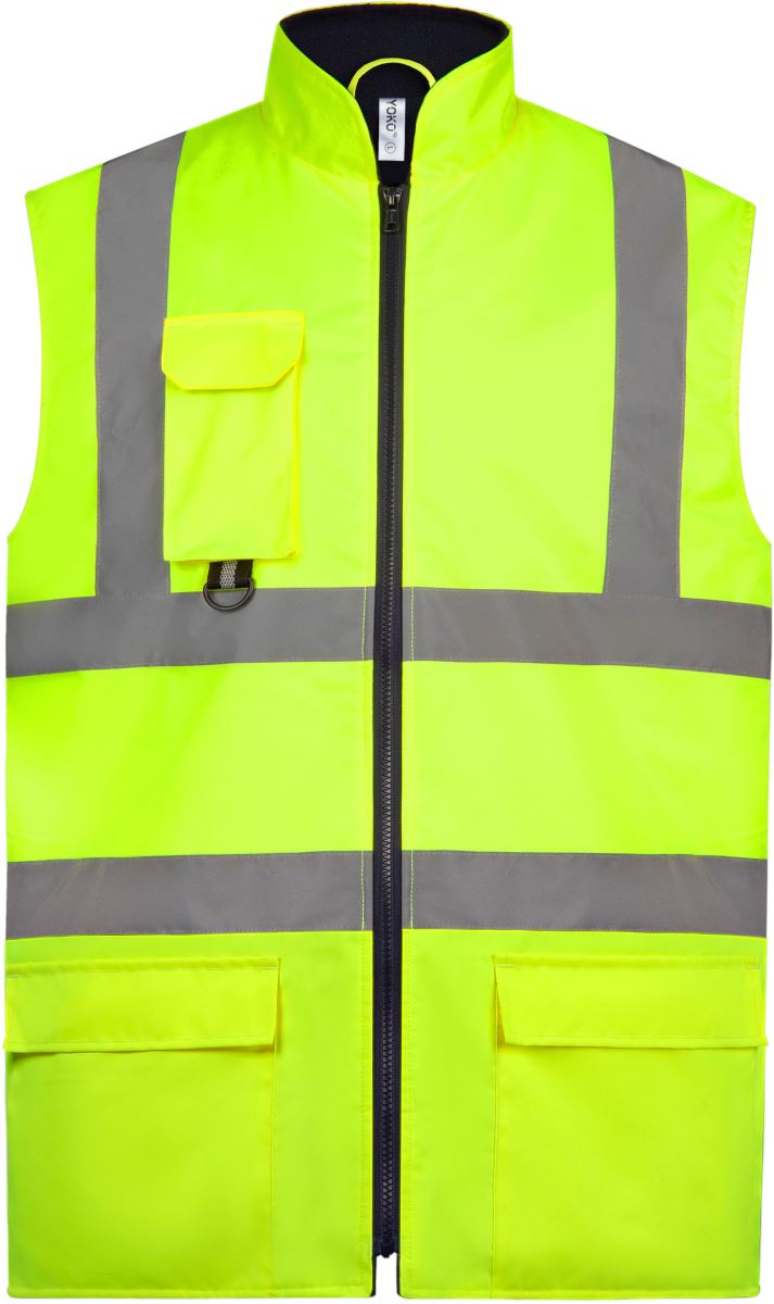Levně Hi-Vis polstrovaná vesta - hi vis yellow