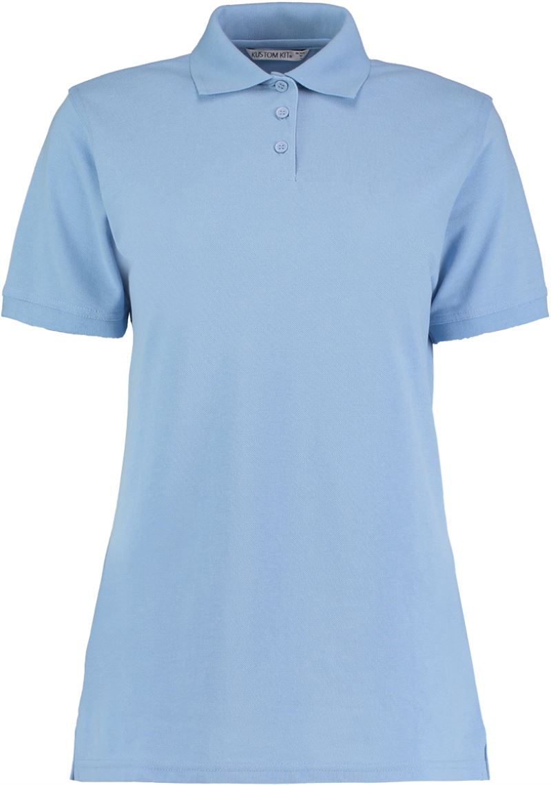 Levně Dámské piqué polo "Superwash" - light blue