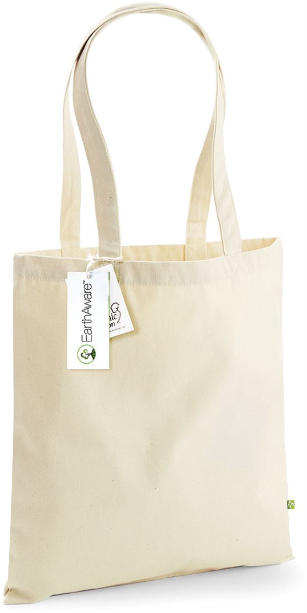 EarthAware™ taška z bio bavlny - natural
