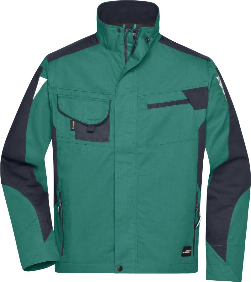 Levně Pracovní bunda - Strong - dark green/black
