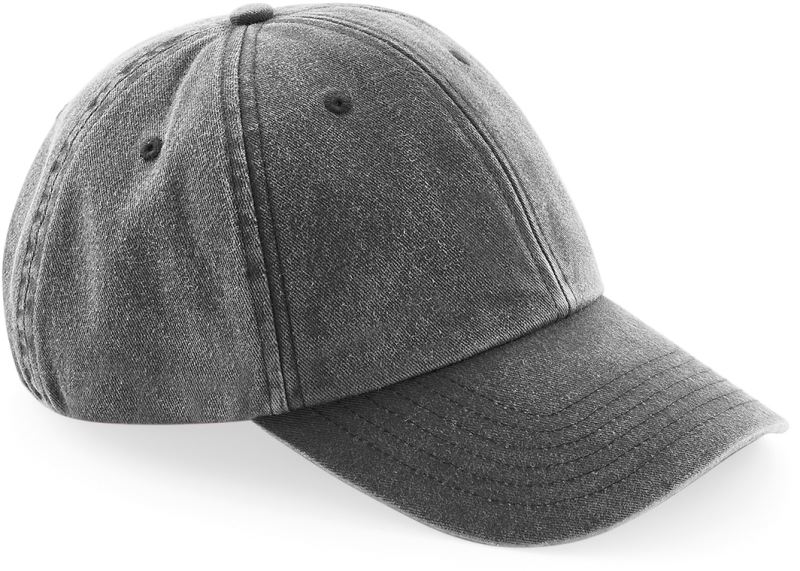Levně 6 panelová nízkoprofilová kšiltovka "Vintage" - vintage black