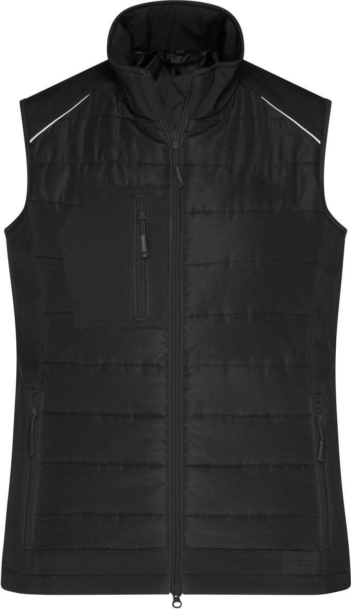 Levně Dámská hybridní vesta - black/black