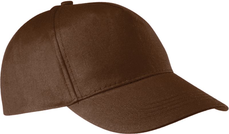 Levně 5 panelová kšiltovka - chocolate