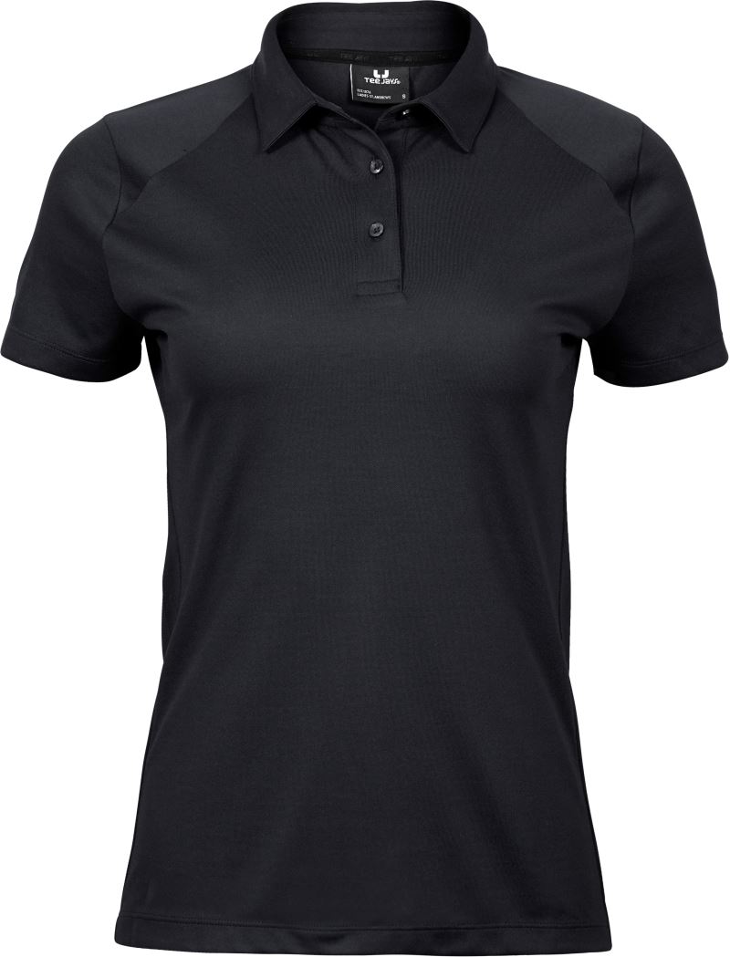 Levně Dámské luxusní sportovní polo - black