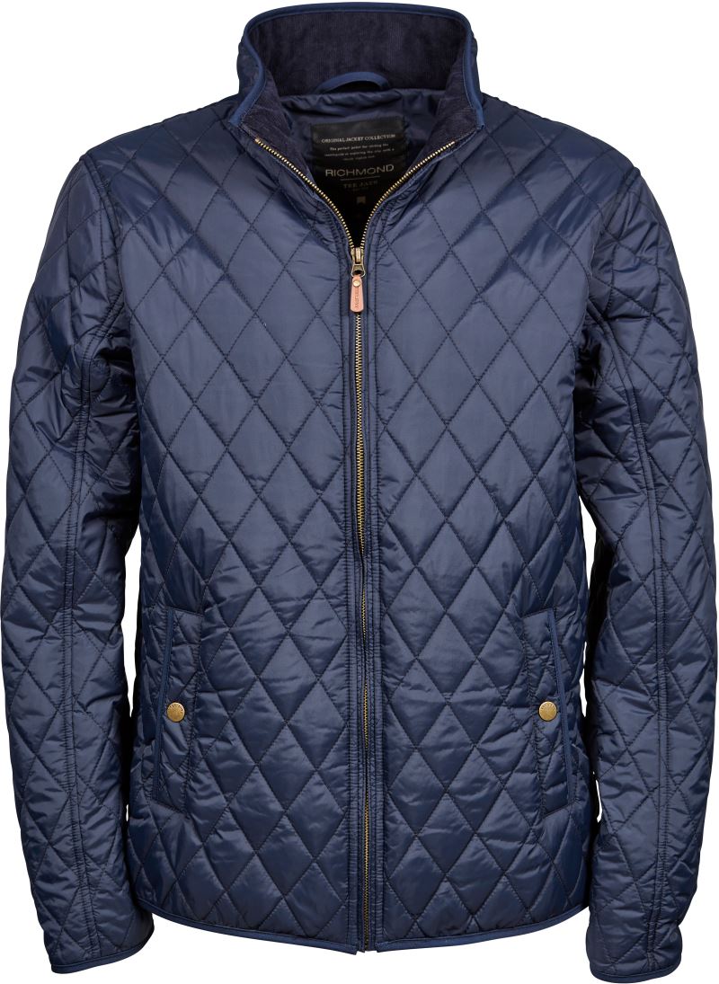 Levně Pánská prošívaná bunda "Richmond" - deep navy