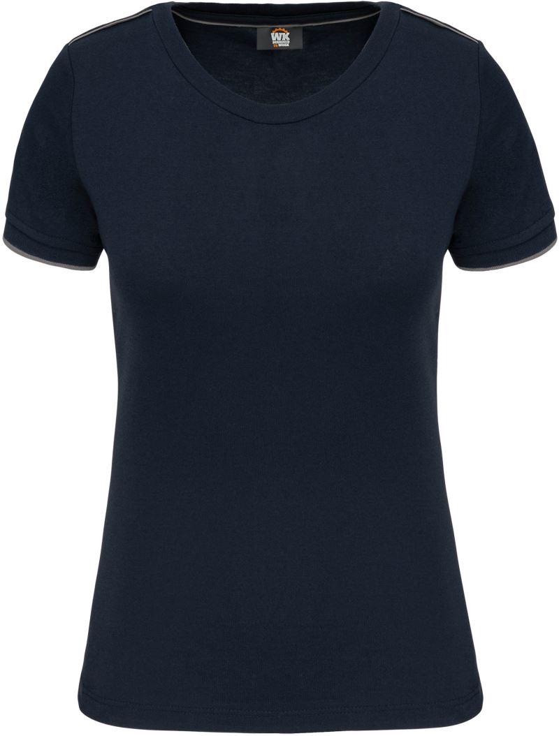 Levně Dámské pracovní tričko "Day-to-Day" - navy/silver