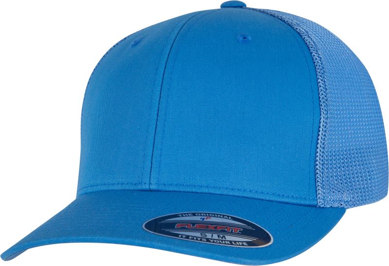 Levně 6 panelová Trucker kšiltovka "Mesh" - blue