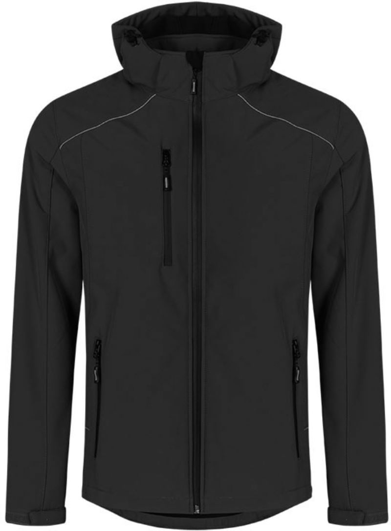 Levně Pánská zimní softshellová bunda - black
