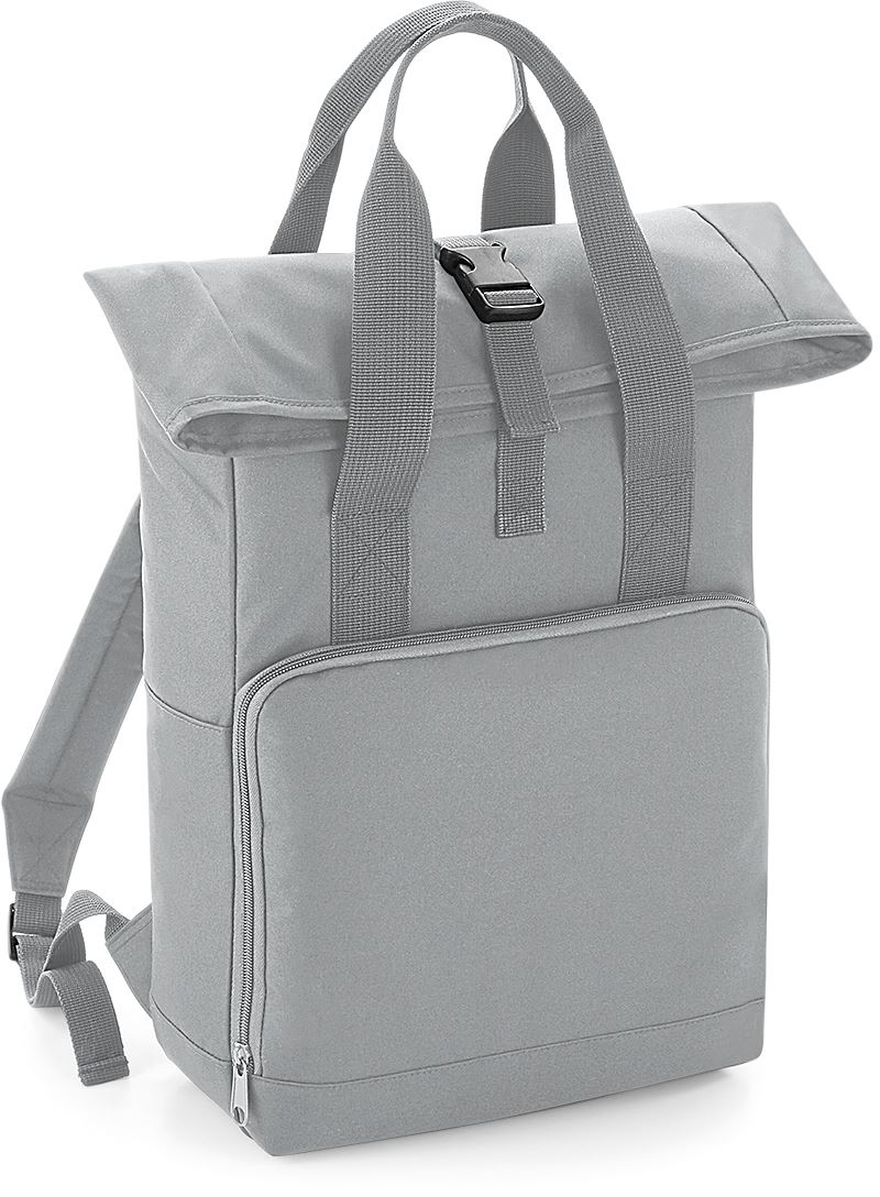 Rolovací batoh s dvojitým držadlem - light grey
