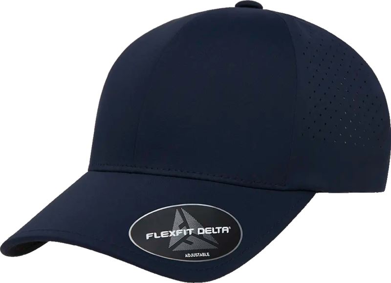 Levně 6 panelová laser cut kšiltova "Delta" - navy
