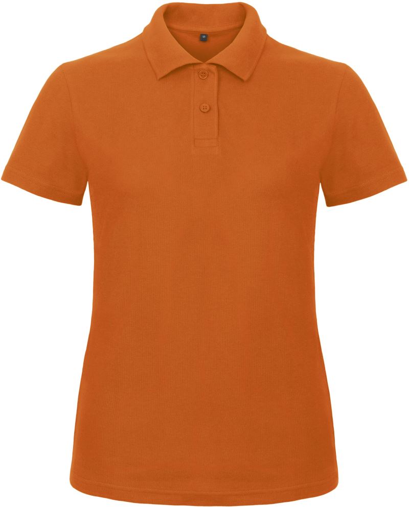 Dámské piqué polo - orange