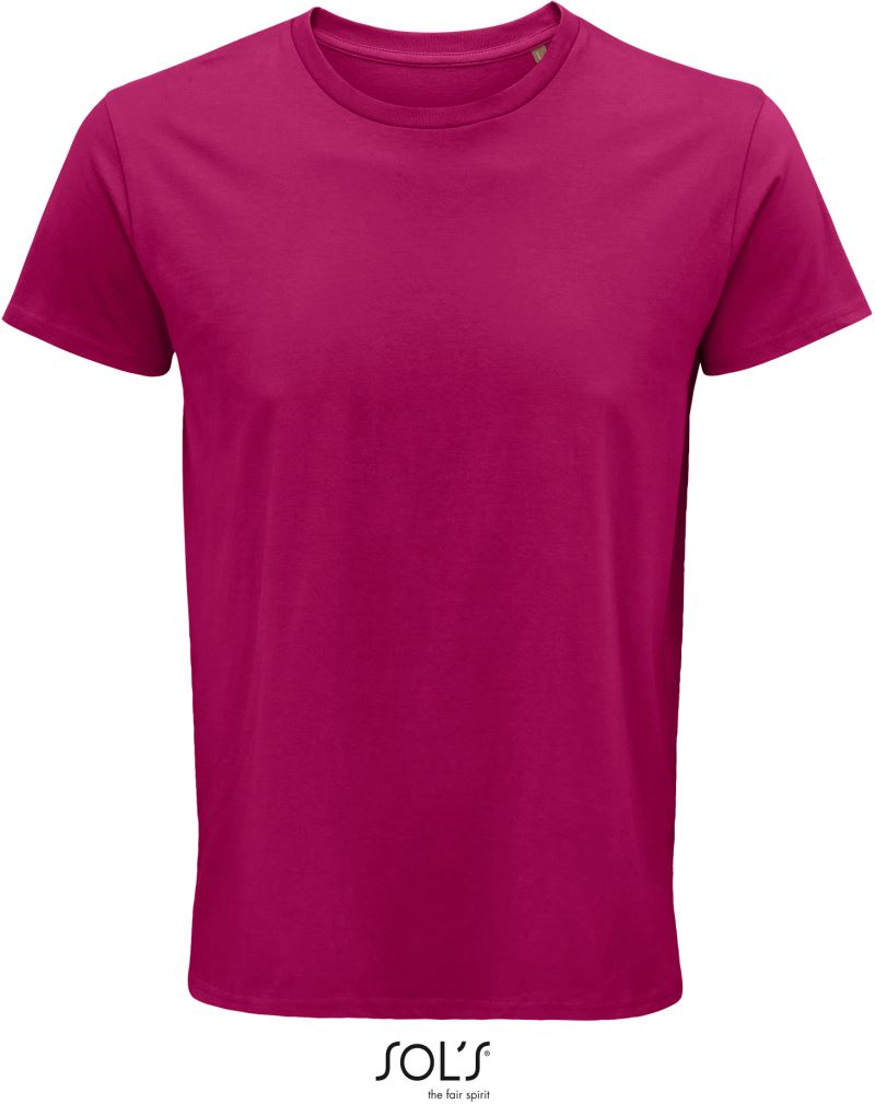 Levně Pánské tričko z bio bavlny - fuchsia