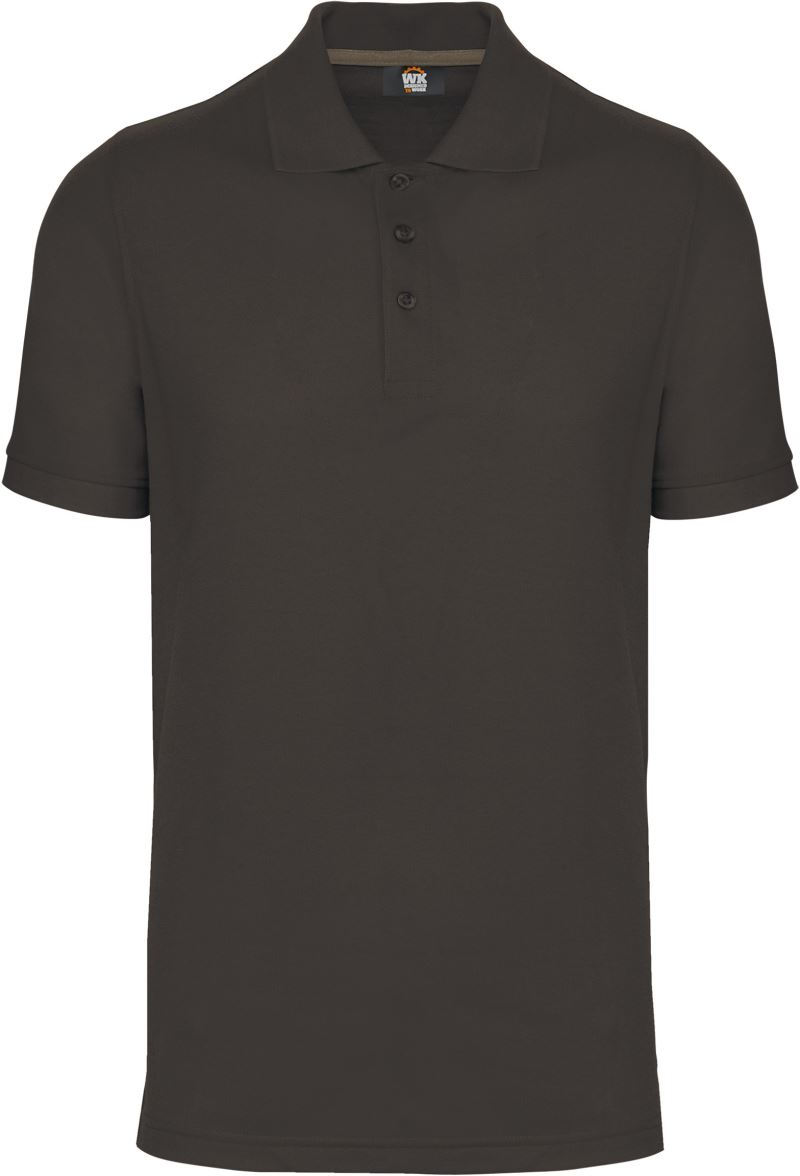 Levně Pánské pracovní piqué polo z těžké bavlny - dark grey
