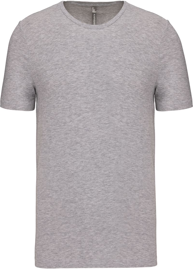 Levně Pánské elastické tričko - light grey heather
