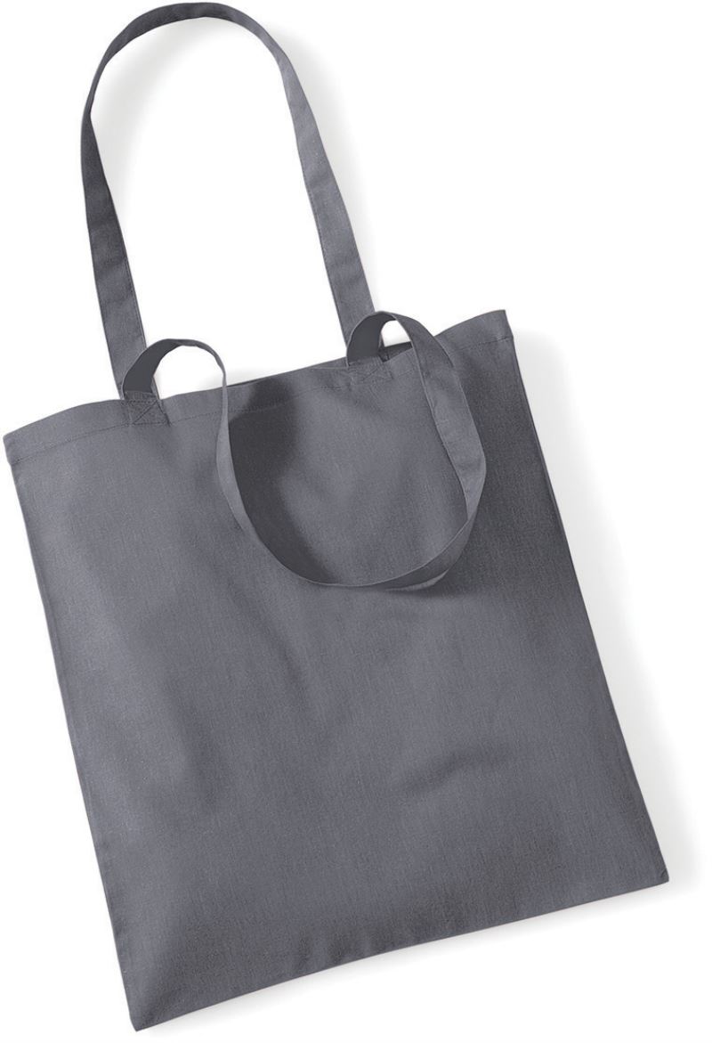 Levně Bavlněná taška "Bag for Life" - graphite grey