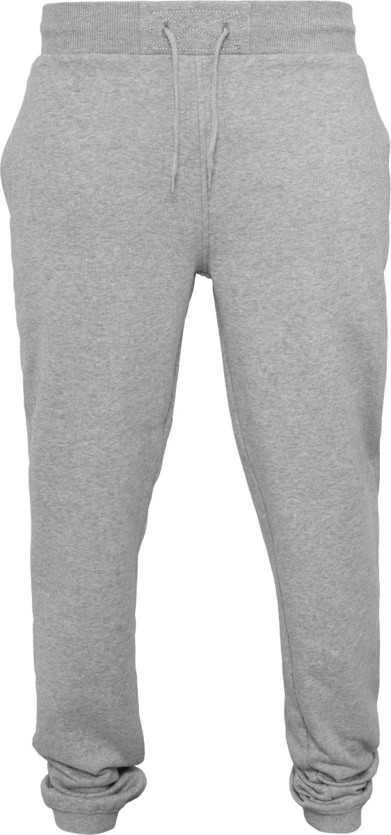 Levně Tepláky z těžké bavlny - heather grey