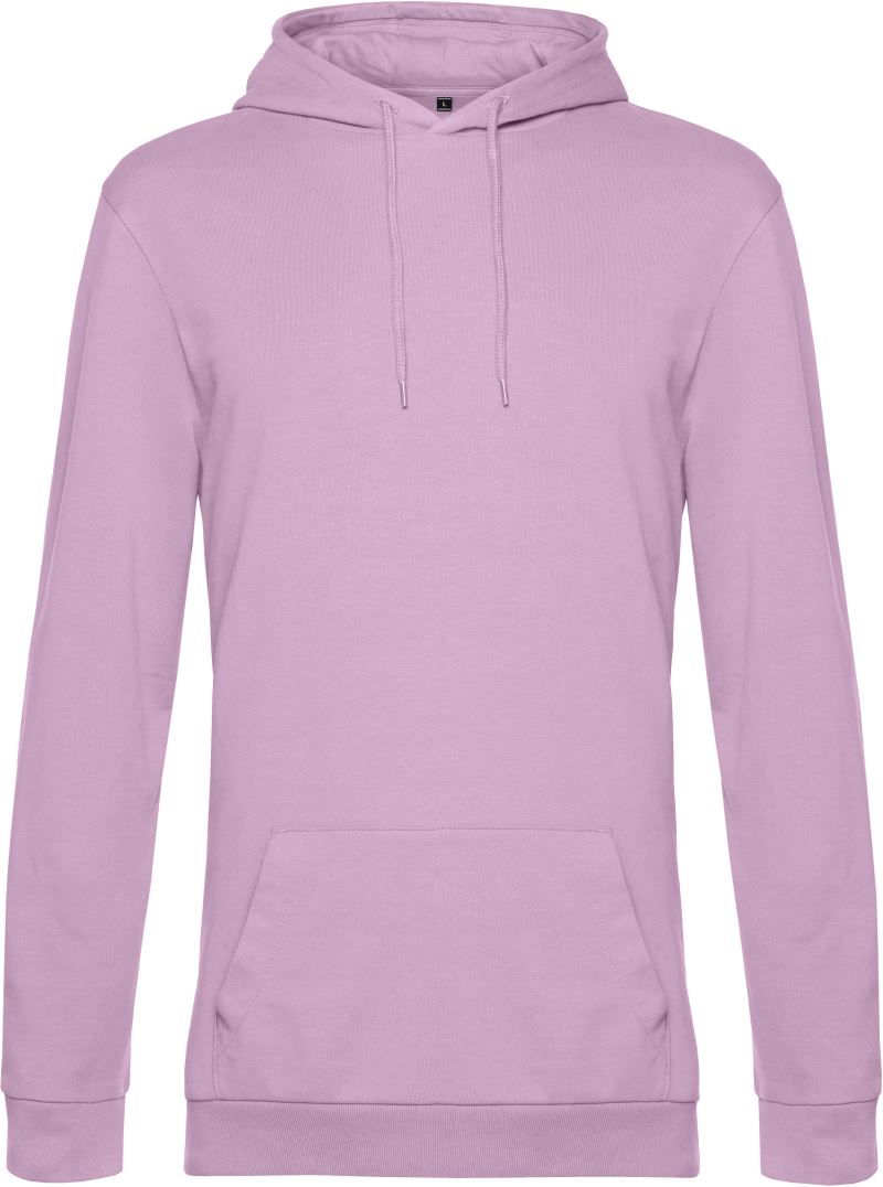 Levně Pánská mikina s kapucí - candy pink
